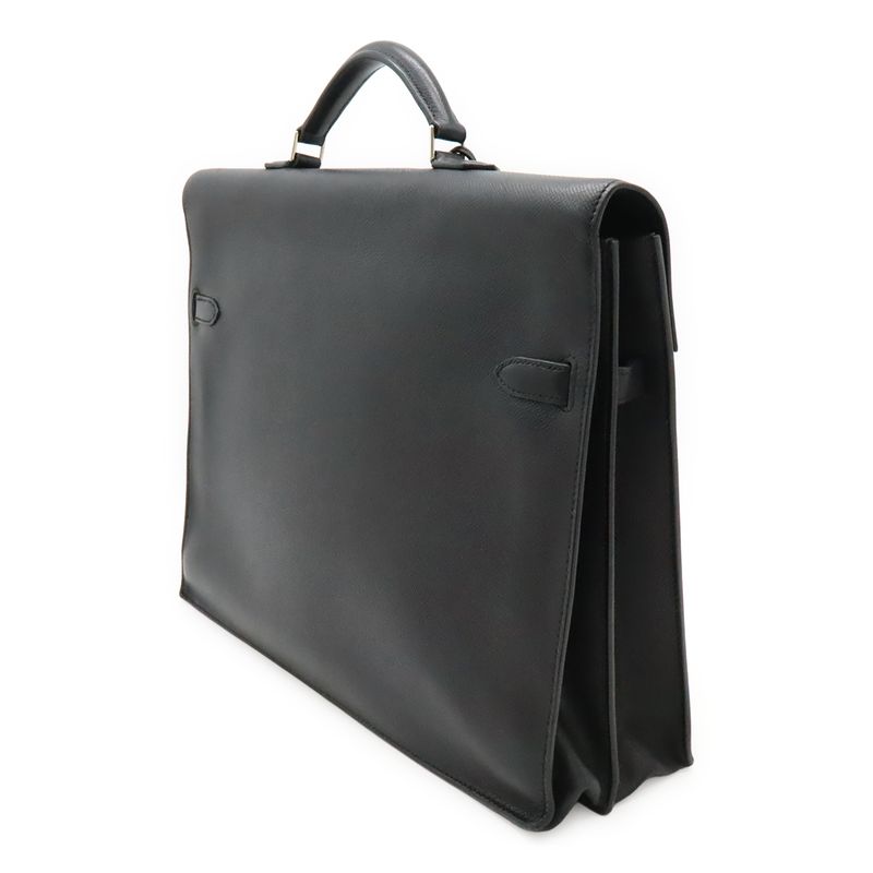Hermes Kelly Depeche 38 Business Bag Briefcase Documents Purse Leather Epson