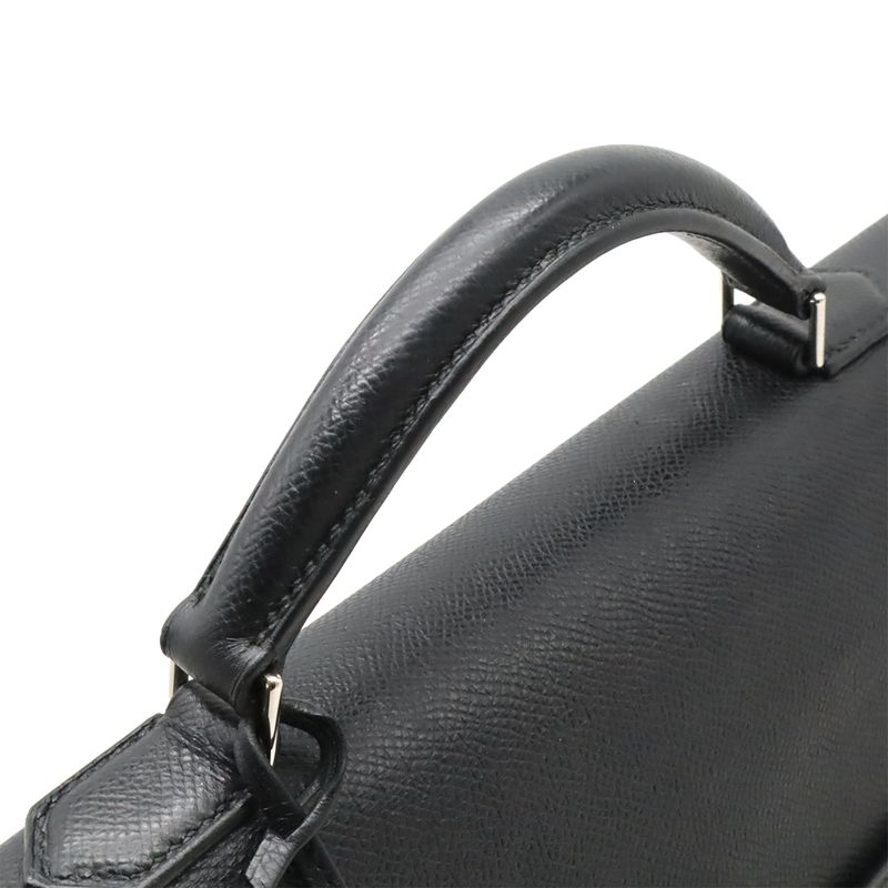 Hermes Kelly Depeche 38 Business Bag Briefcase Documents Purse Leather Epson