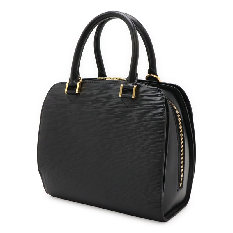 Louis Vuitton Epi Pont Neuf Handbag Leather Noir Black Gold Hardware M52052