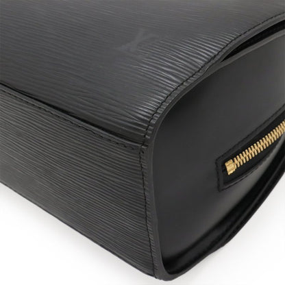 Louis Vuitton Epi Pont Neuf Handbag Leather Noir Black Gold Hardware M52052