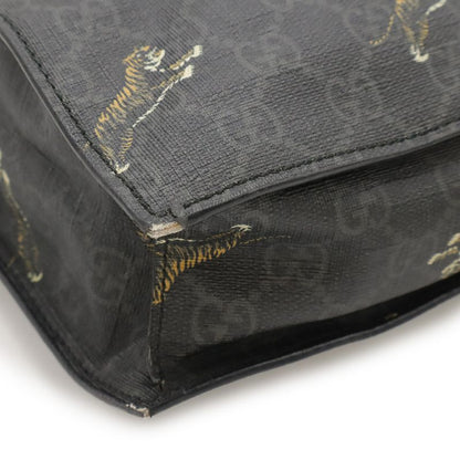 Gucci GG Supreme Taiga - Webline Tote Bag 2WAY Shoulder Bag Crossbody PVC