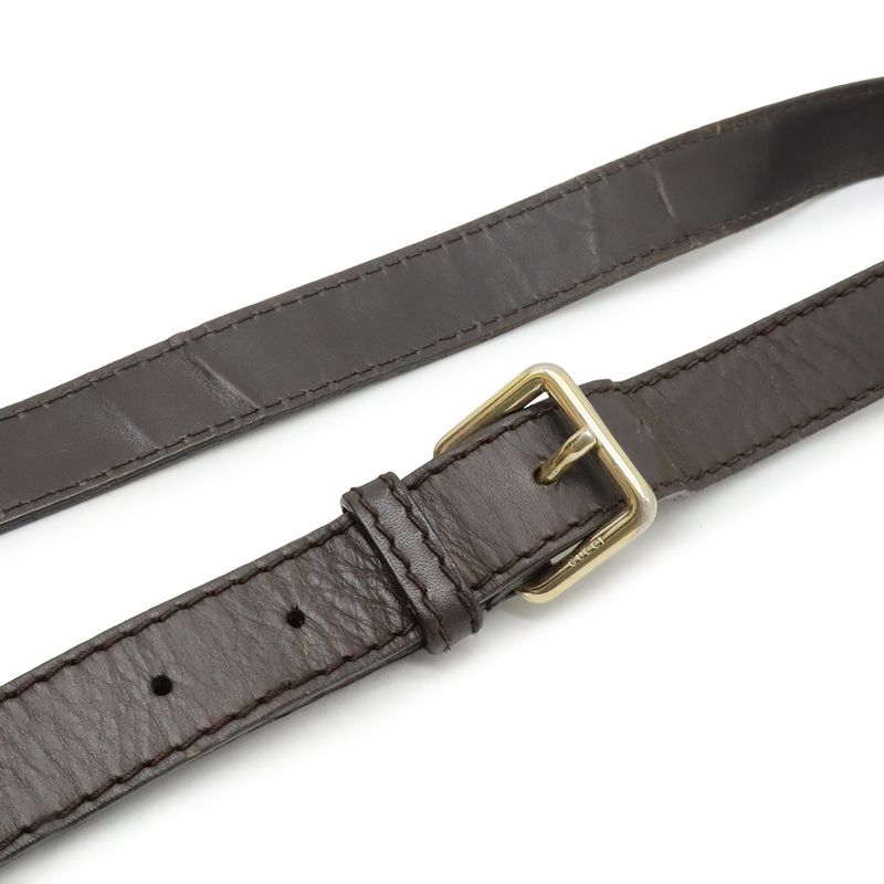 Gucci GG Canvas Sherry Line Handbag Mini Boston Bag 2WAY Shoulder Bag Leather