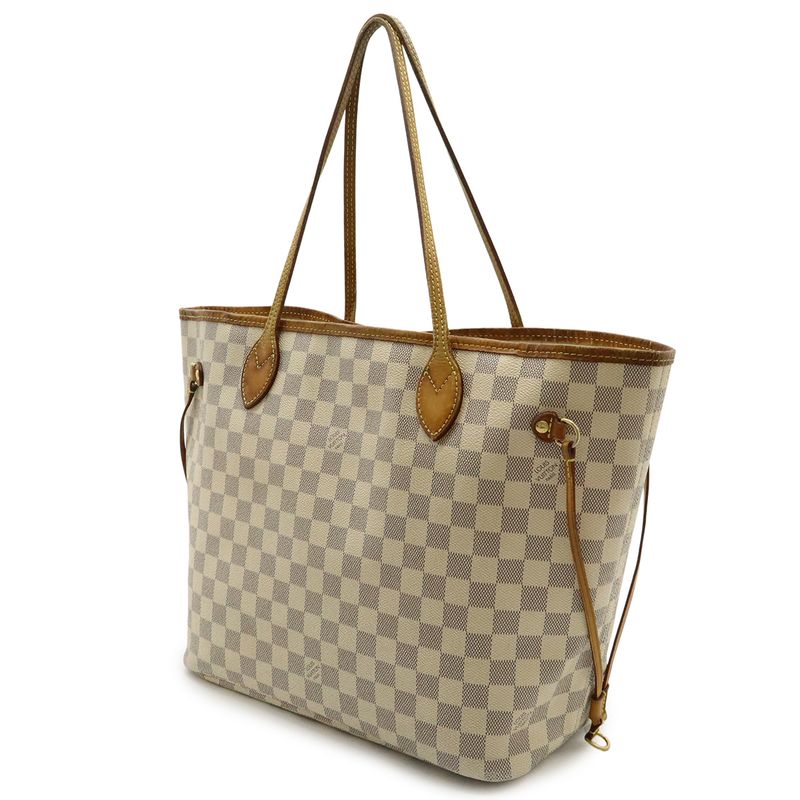 Louis Vuitton Damier Azure Neverfull MM Tote Bag Shoulder Bag Shoulder Tote
