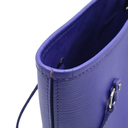 Louis Vuitton Epi Neverfull MM Tote Bag Shoulder Bag Leather Fig Purple Pouch
