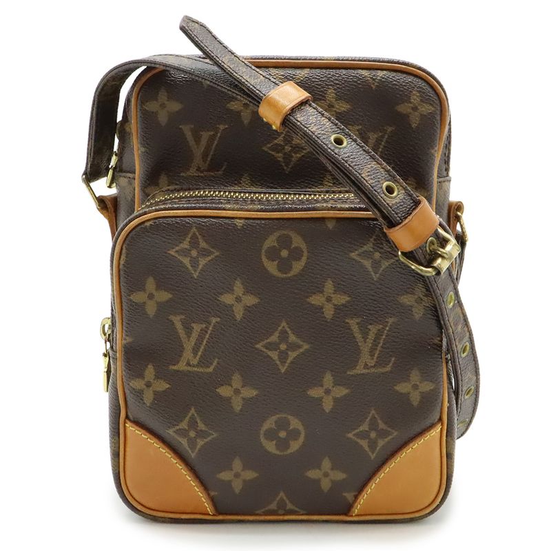 Louis Vuitton Monogram Amazon Shoulder Bag Pochette Crossbody No Stickiness
