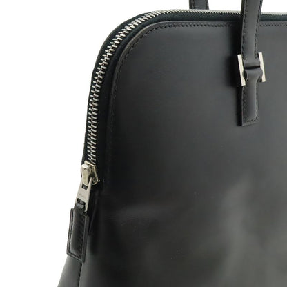 Hermes Escapada Handbag Tote Bag Box Calf BOX Calf Leather Black Silver