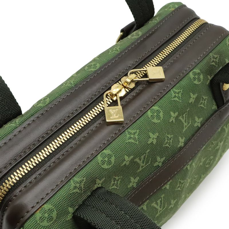 Louis Vuitton Monogram Mini Josephine PM Handbag Canvas Leather TST Khaki Green