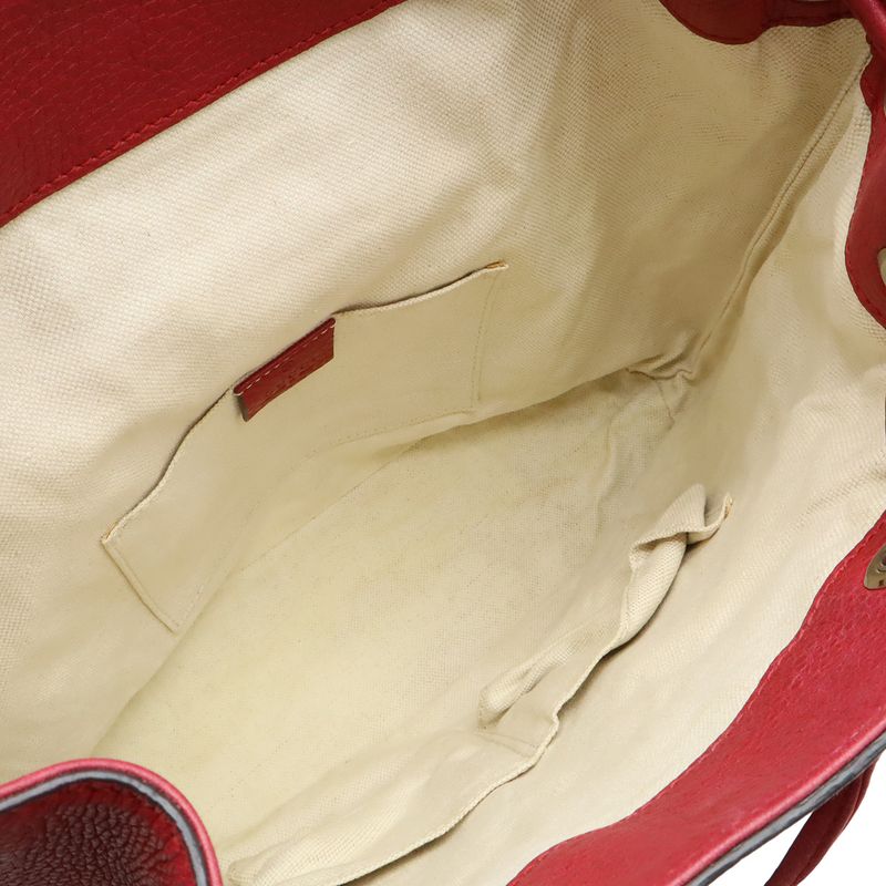 Gucci Bamboo Backpack Rucksack Sac Shoulder Bag Fringe Tassel Leather Fuchsia