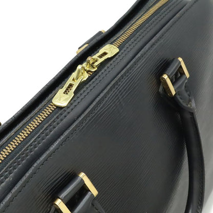 Louis Vuitton Epi Sorbonne Document Purse Business Bag Handbag Noir Black Gold