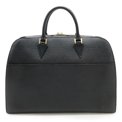 Louis Vuitton Epi Sorbonne Document Purse Business Bag Handbag Noir Black Gold