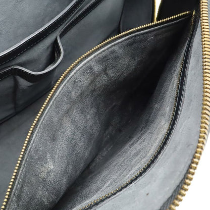 Louis Vuitton Epi Sorbonne Document Purse Business Bag Handbag Noir Black Gold