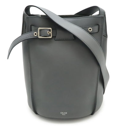 Celine Big Bag Bucket Shoulder Bag Bucket Bag Bucket Shape Calf Leather Gray