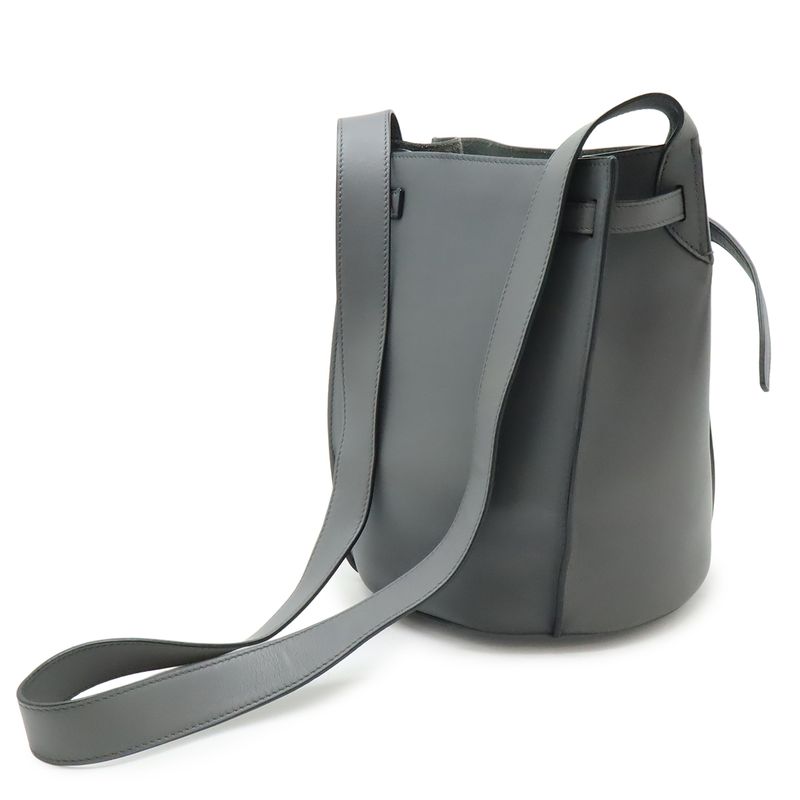 Celine Big Bag Bucket Shoulder Bag Bucket Bag Bucket Shape Calf Leather Gray
