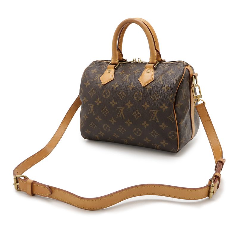 Louis Vuitton Monogram Speedy Bandouliere 25 Handbag Mini Boston Bag 2WAY