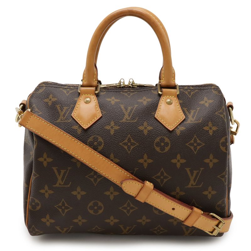 Louis Vuitton Monogram Speedy Bandouliere 25 Handbag Mini Boston Bag 2WAY