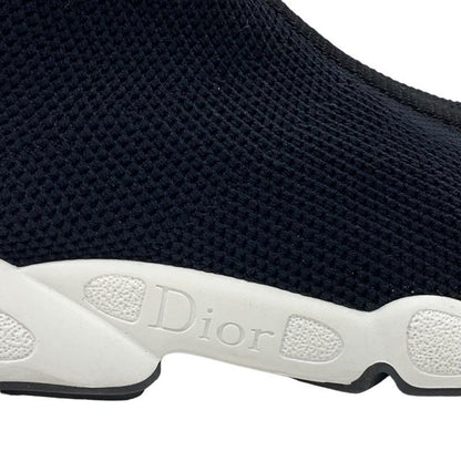 Christian DIOR Sneakers Socks Sneakers Shoes Logo Fabric Black