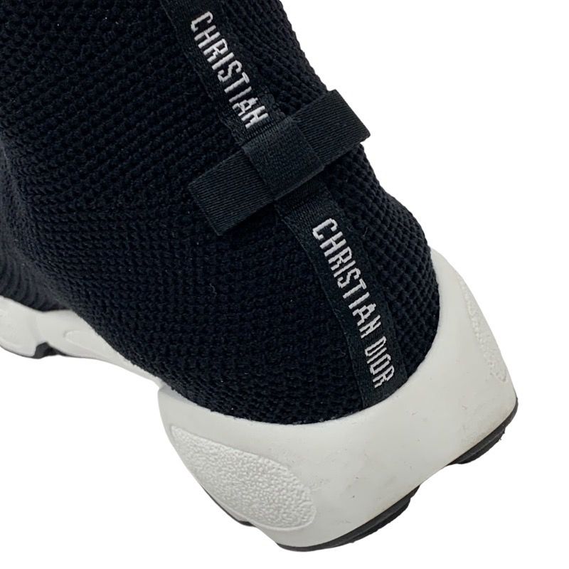 Christian DIOR Sneakers Socks Sneakers Shoes Logo Fabric Black