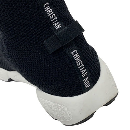 Christian DIOR Sneakers Socks Sneakers Shoes Logo Fabric Black