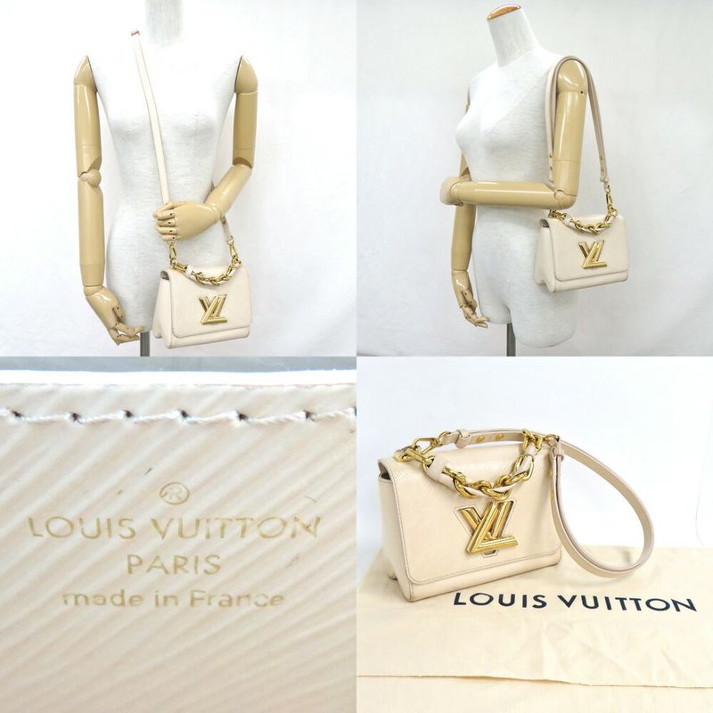 Louis Vuitton Twist PM Epi M22373 Quartz Shoulder Bag Handbag 2way