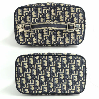 Dior Travel Vanity Medium Navy Oblique Bag With Mitzah Women's