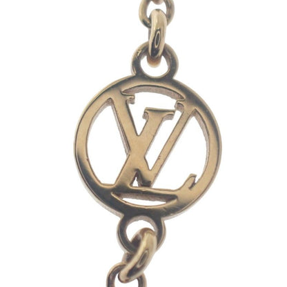 Louis Vuitton Flower Collier Louisette Necklace Pendant Metal Gold Ladies
