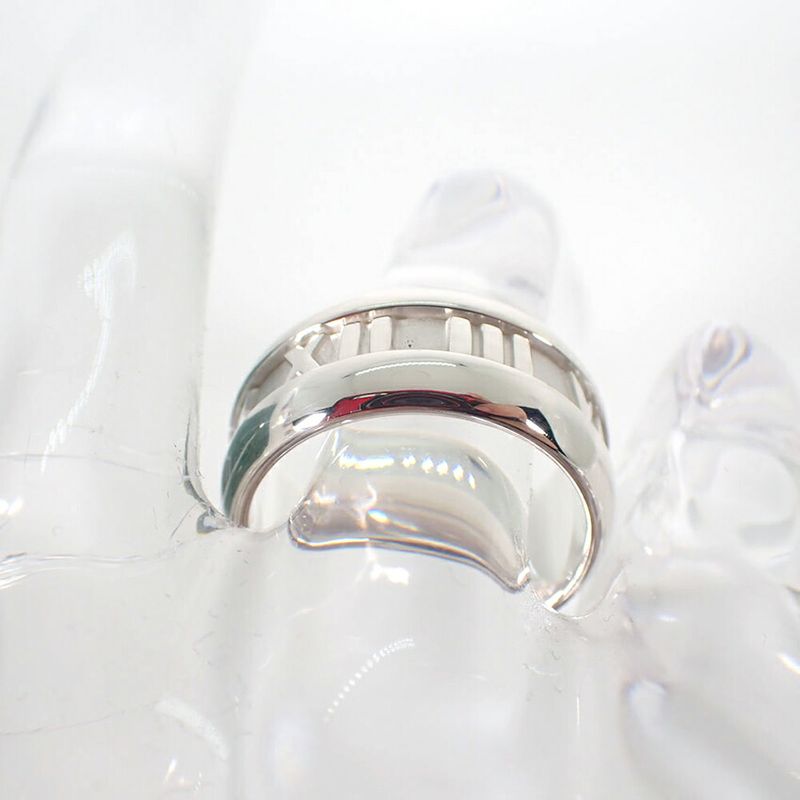 Tiffany & Co 925 Atlas Wide Ring 12.5 J117-3