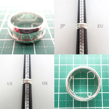 Tiffany & Co 925 Atlas Wide Ring 12.5 J117-3