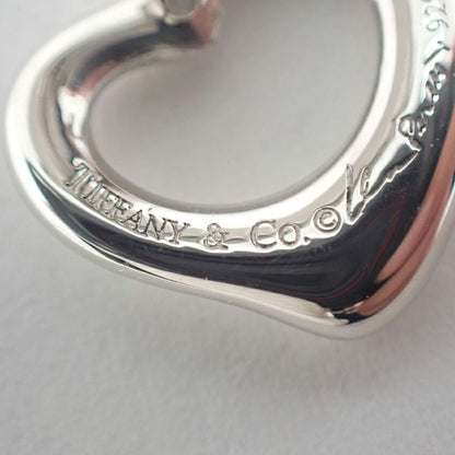 Tiffany & Co 925 Open Heart Earrings J117-4