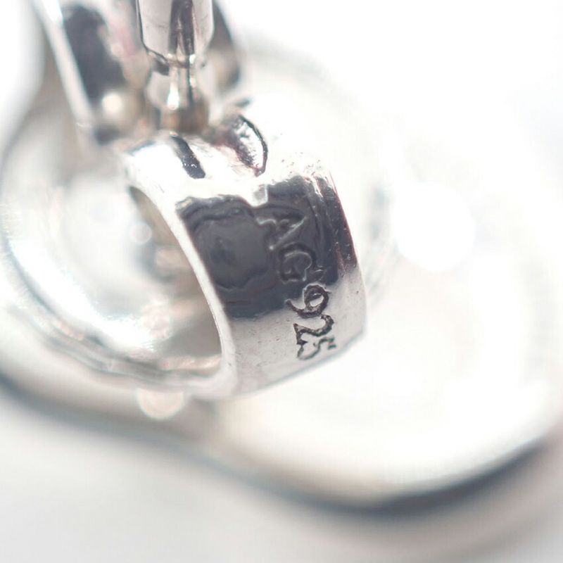 Tiffany & Co 925 Open Heart Earrings J117-4