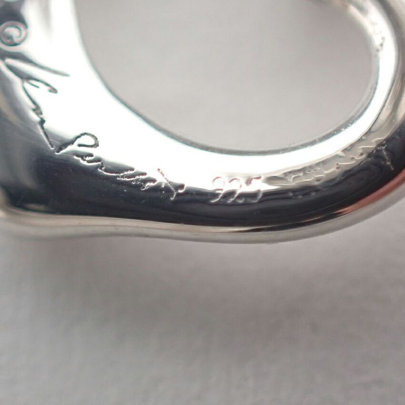 Tiffany & Co 925 Open Heart Earrings J117-4