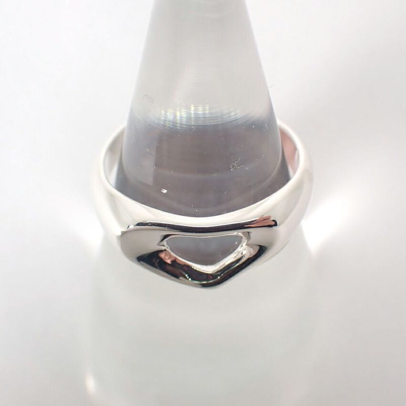 Tiffany & Co 925 Open Heart Ring No 10.5 J117-10