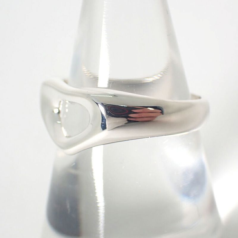 Tiffany & Co 925 Open Heart Ring No 10.5 J117-10