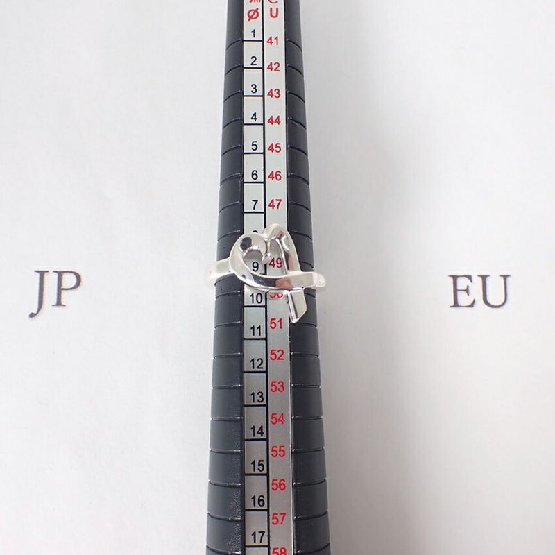 Tiffany & Co 925 Loving Heart Ring No 9 J117-8