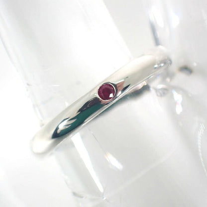 Tiffany & Co 925 Ruby Band Ring No 11.5 J117-9