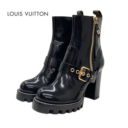 Louis Vuitton Star Trail Line Boots Short Boots Ankle Boots Shoes Belt Leather