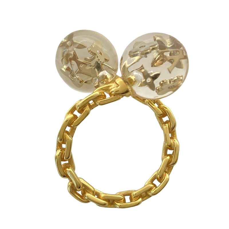 Louis Vuitton Ring Monogram Multicolor Bergbuule Uncle John Fawn M65539 Gold X