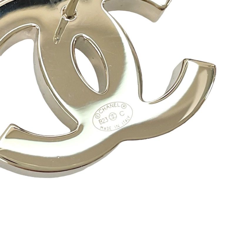 Chanel Earrings Earring Gold Black Pink Coco Mark Bicolor