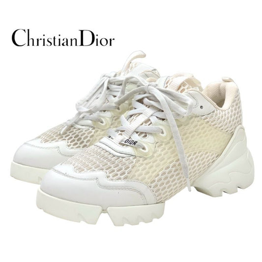 Christian DIOR Sneakers Shoes Mesh White