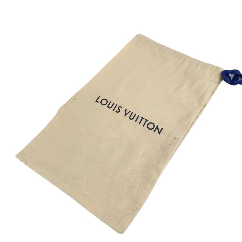 Louis Vuitton Lock It Line Sandals Shoes Leather Black Gold LV Circle Logo