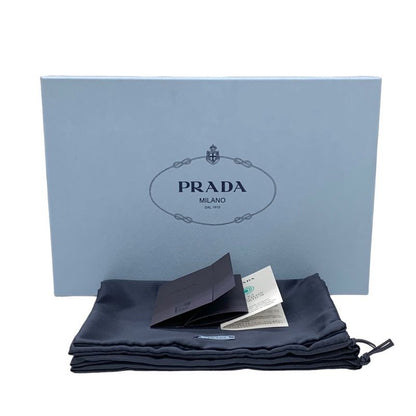 Prada Chocolate Loafers Leather Shoes Patent Ivory Unused Triangle Logo