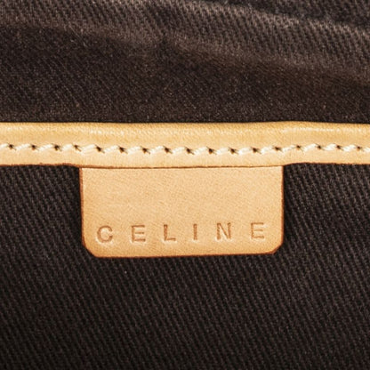 Celine Small Bow Sling Bag Brown Macadam PVC Canvas