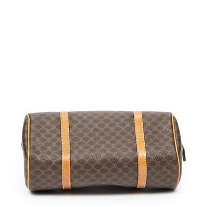 Celine Small Bow Sling Bag Brown Macadam PVC Canvas