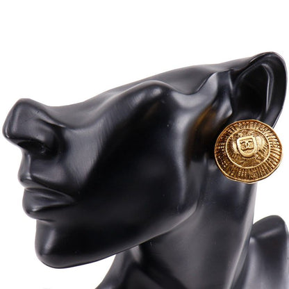 Chanel 31 RUE Cambon Vintage Gold Plated Ladies 23.0g Earring