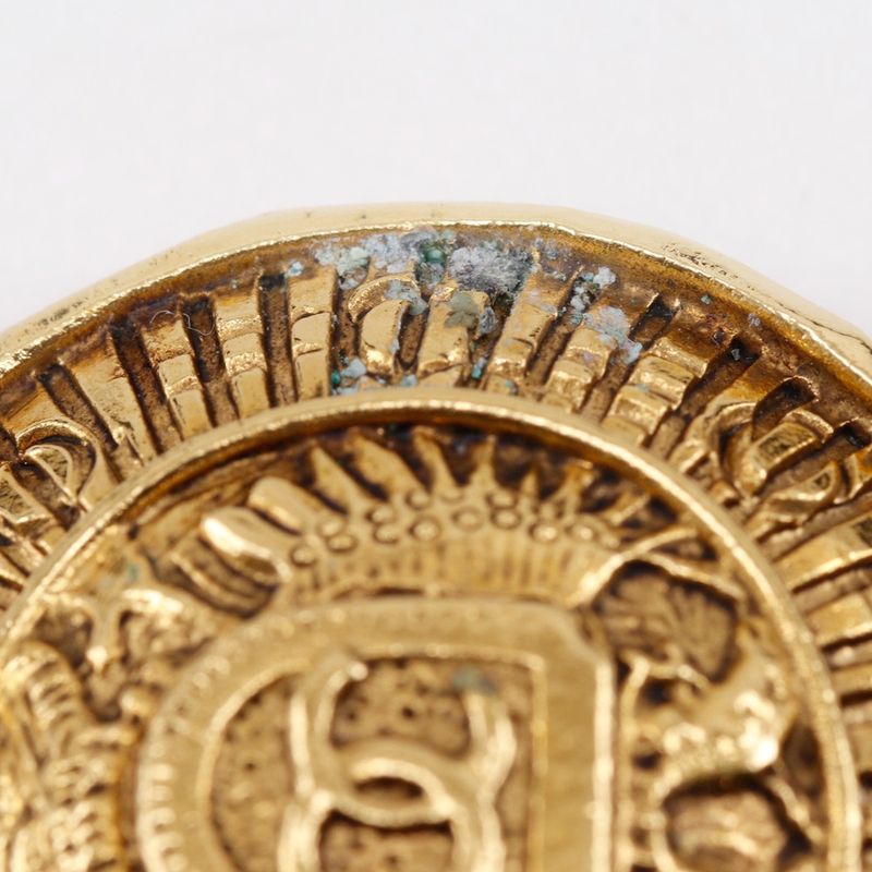 Chanel 31 RUE Cambon Vintage Gold Plated Ladies 23.0g Earring