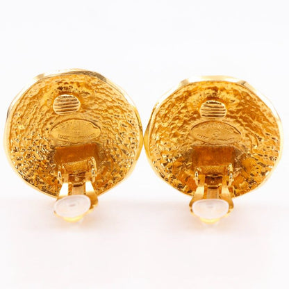 Chanel 31 RUE Cambon Vintage Gold Plated Ladies 23.0g Earring