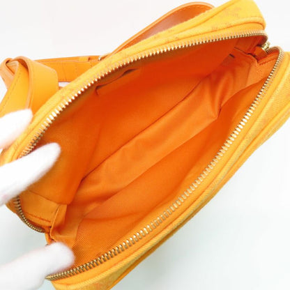 Louis Vuitton Bum Bag Outdoor M44623 Monogram Denim Orange Gold