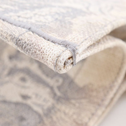 [dior] Christian Dior Book Tote Medium Toile De Jouy Jacquard Canvas Gray