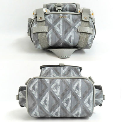 Dior Hit The Road Mini Backpack 2htws018cdp Gray CD Diamond Rucksack
