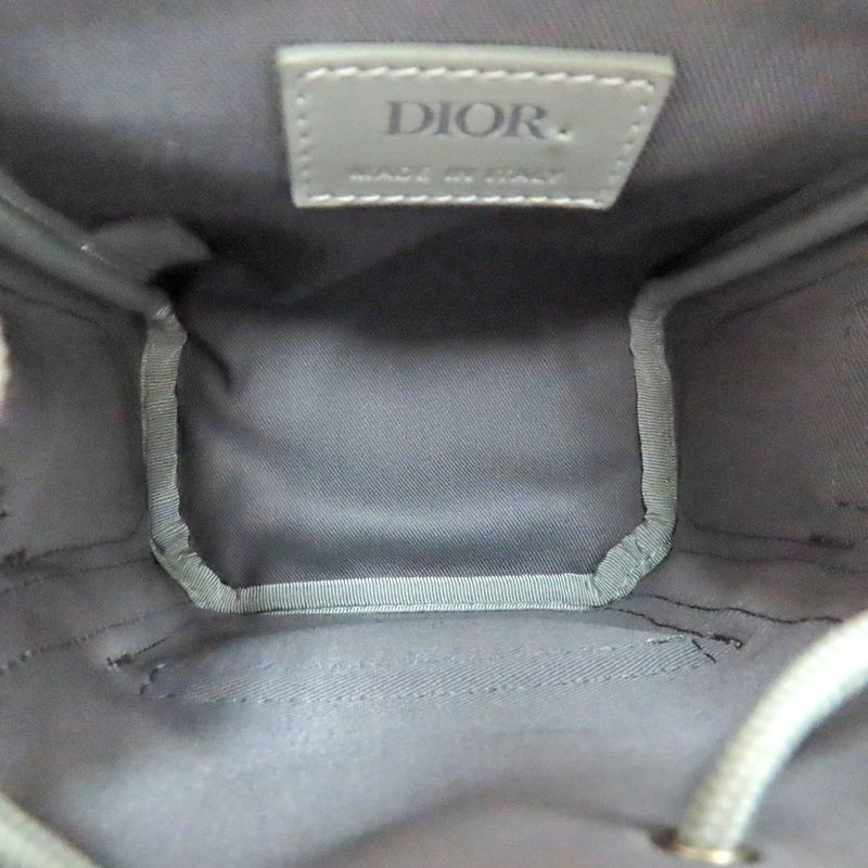 Dior Hit The Road Mini Backpack 2htws018cdp Gray CD Diamond Rucksack