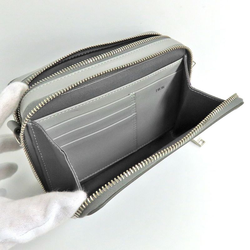 Dior Messenger Bag 2esbc119dco Gray CD Diamond Men's Unused